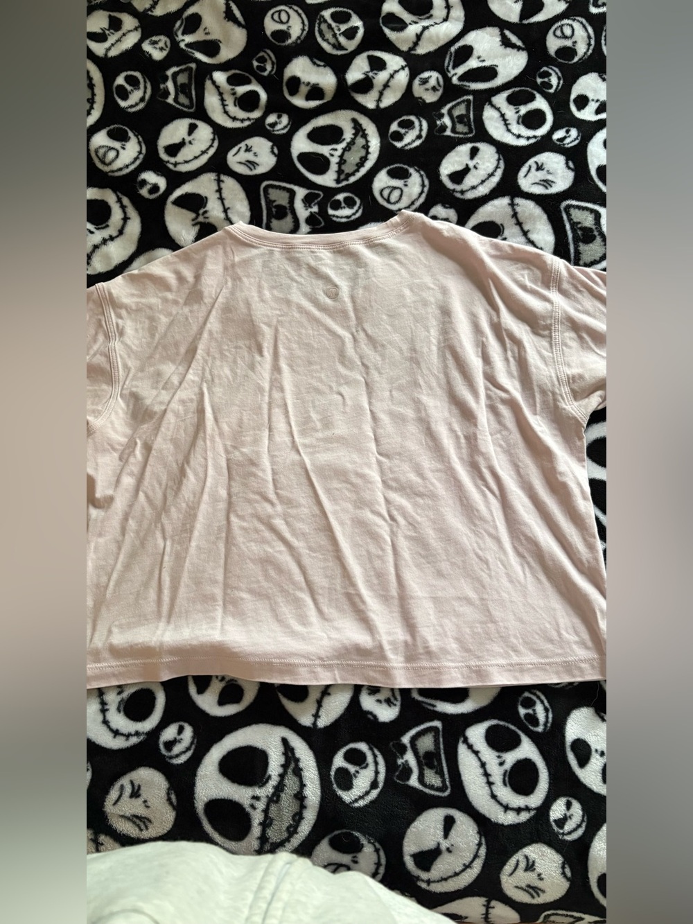 Light Pink Lululemon Tee Cropped